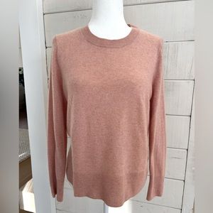 J Crew Cashmere Sweater, Apricot Color Size Medium